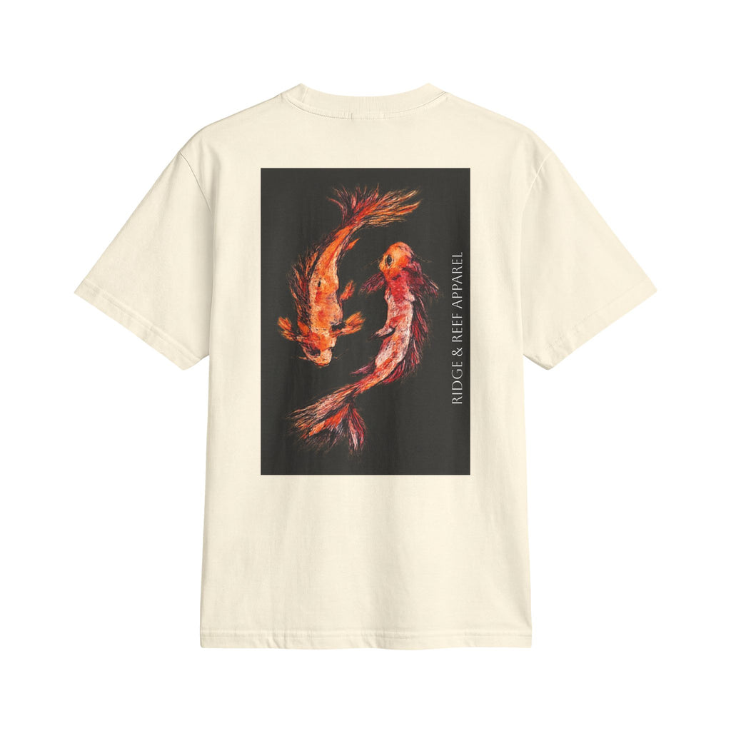 Koi Yin Yang T-Shirt — Vibrant Koi Fish Graphic Shirt