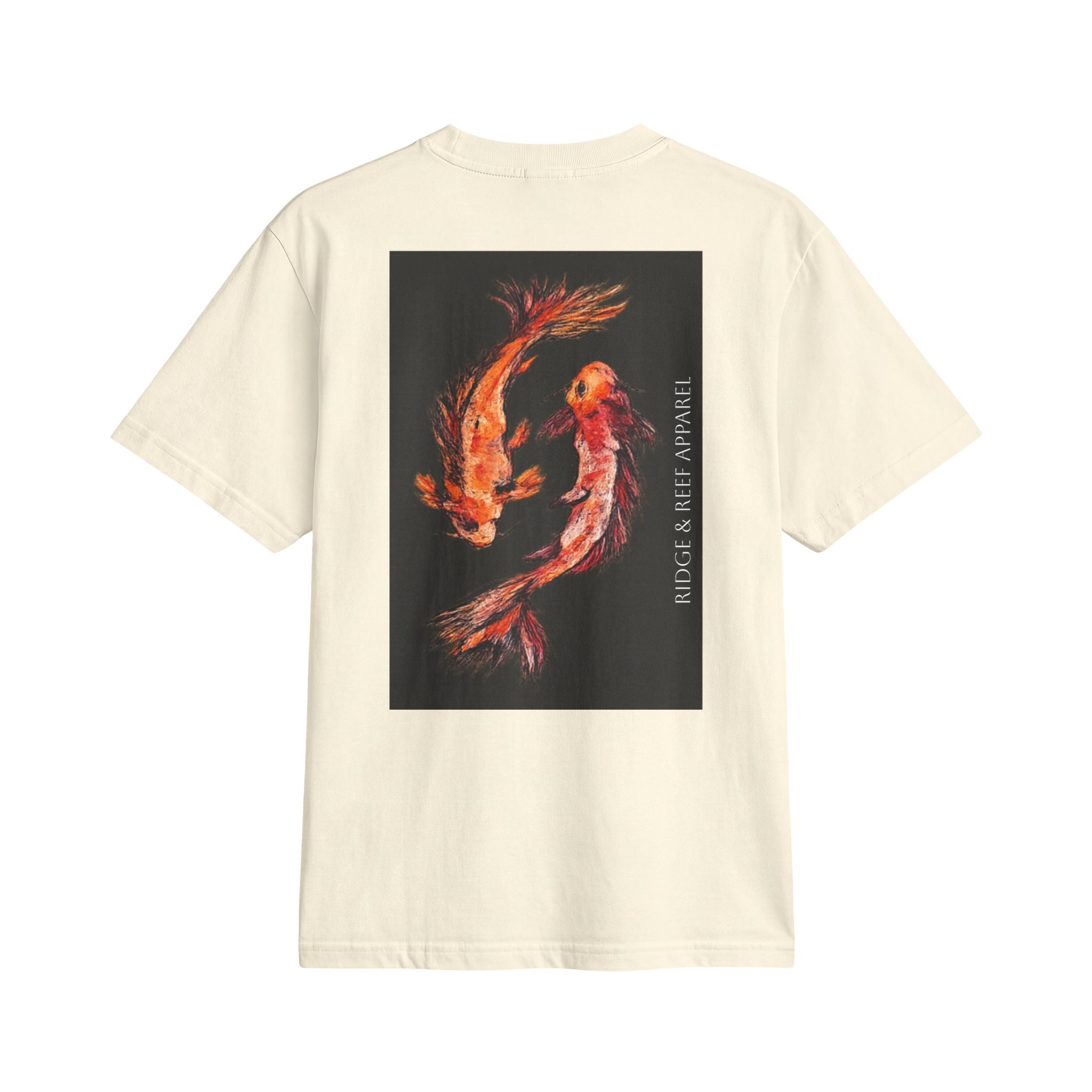 Koi Yin Yang T-Shirt — Vibrant Koi Fish Graphic Shirt
